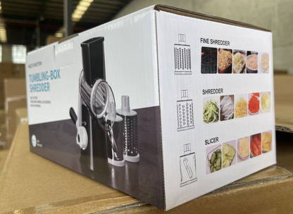 Kitchen grater set retail box for manual shredder and slicer