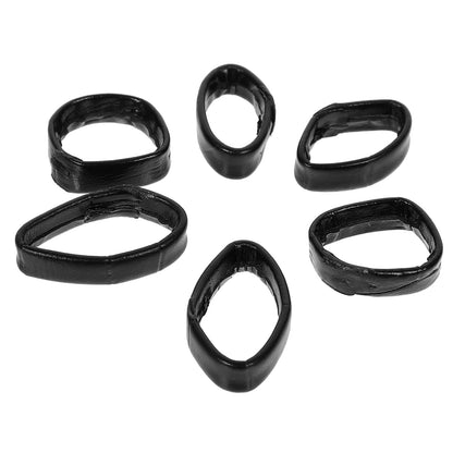 ULTECHNOVO Watch Band Ring Loop Leather Replacement Watch Band Holder 6pcs Leather Watch Strap Keeper Retainer 18mm 20mm 22mm Watch Fastener Supplies - Renee Lane Company