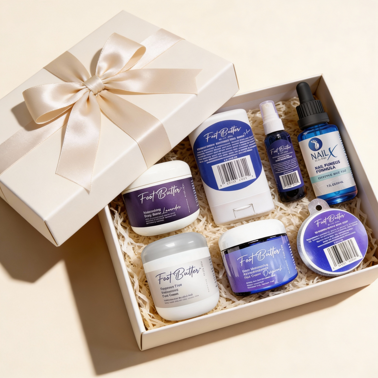 Ultimate Foot & Body Care Bundle – Foot Butter Creams, Body Butter, Heel Balm, Cooling Spray, Nail Repair & Bath Soap - Renee Lane Company
