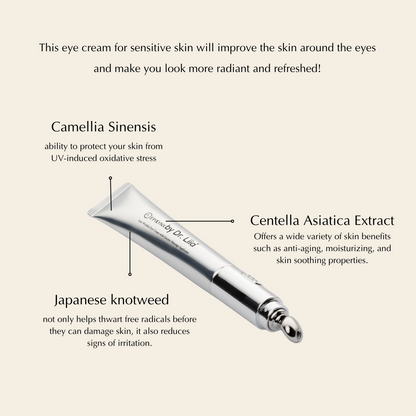 Ultra Renewal Depuffing Eye Cream for Sensitive Skin – Vegan, Gluten-Free & Brightening - Renee Lane Company