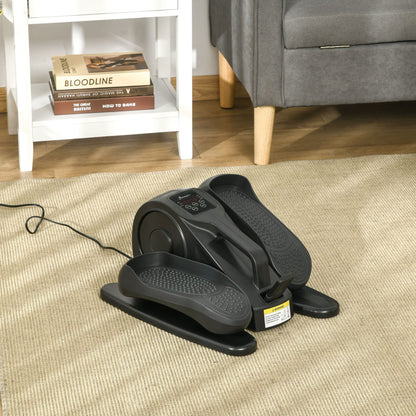 Under Desk Elliptical Foot Pedal Exerciser with Adjustable Speed Remote LCD - Renee Lane Company