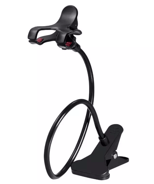 Universal Lazy Mobile Phone Gooseneck Stand Holder Flexible Bed Desk Table Clip - Renee Lane Company