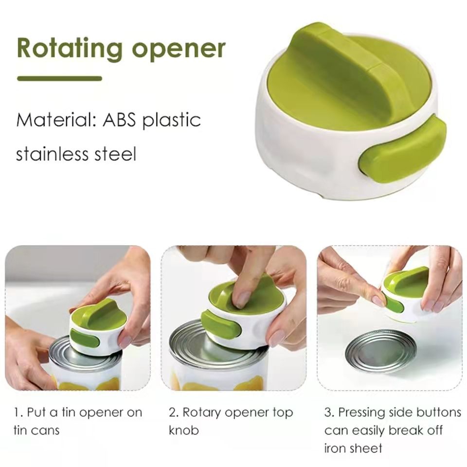 Universal Manual Can Opener - Easy Twist Release for Bottles and Cans - Perfect for Outdoor Camping and Kitchen Use - Renee Lane Company