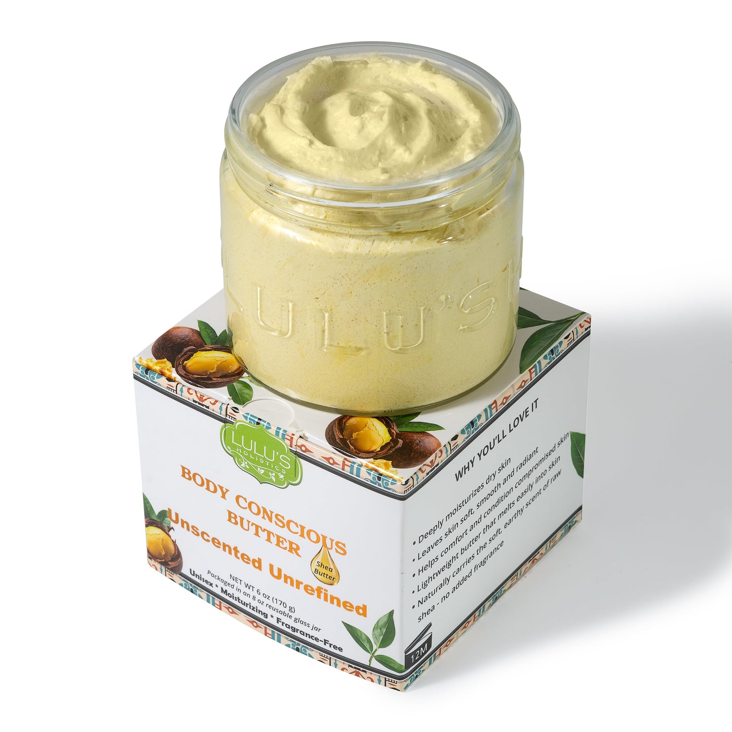 Unrefined Unscented Whipped Body Butter – Pure, Balanced Moisture - Renee Lane Company