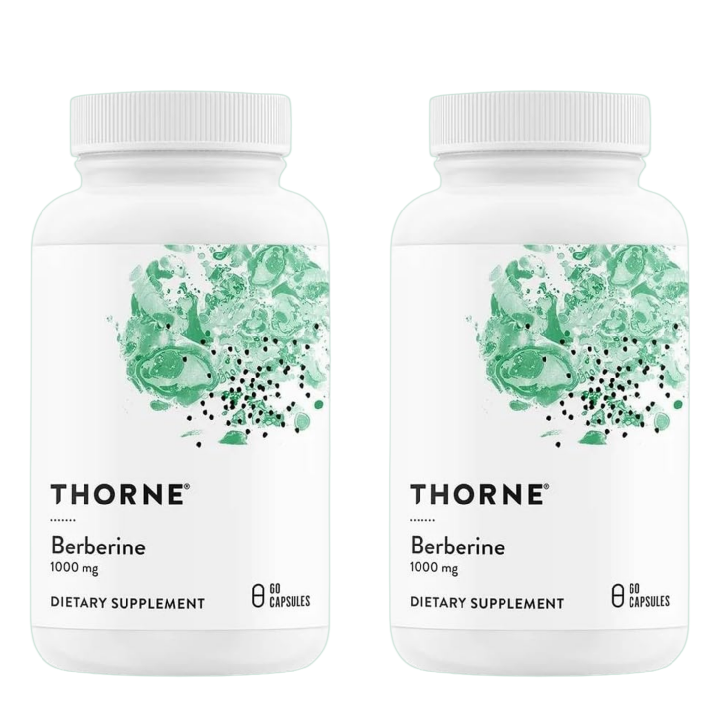 THORNE Berberine – Dual Action Formula (Pack of 2) – 120 Capsules Total