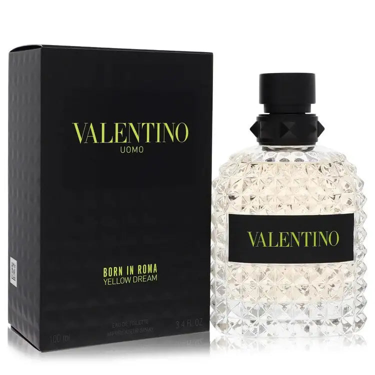 Uomo Born In Roma Yellow Dream By Valentino Cologne for Men - Renee Lane Company