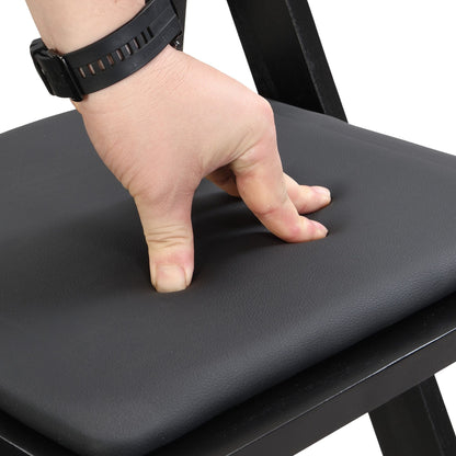 Upholstered folding chair, space saving, easy to carry, 4PCS, Dining room - Renee Lane Company