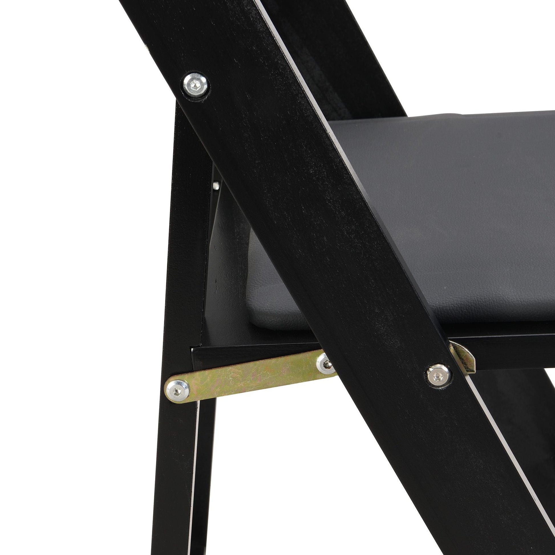 Upholstered folding chair, space saving, easy to carry, 4PCS, Dining room - Renee Lane Company