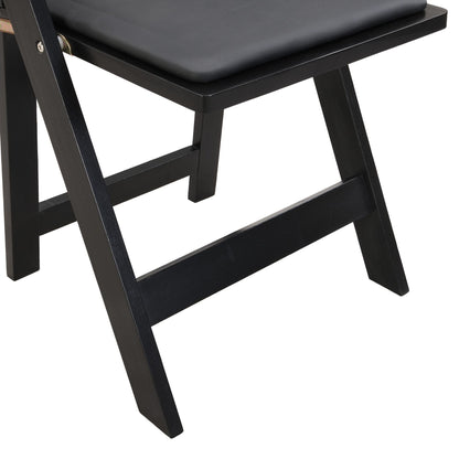 Upholstered folding chair, space saving, easy to carry, 4PCS, Dining room - Renee Lane Company