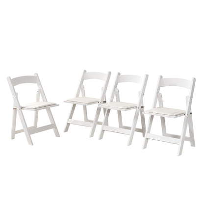 Upholstered folding chair, space saving, easy to carry, 4PCS, Dining room - Renee Lane Company