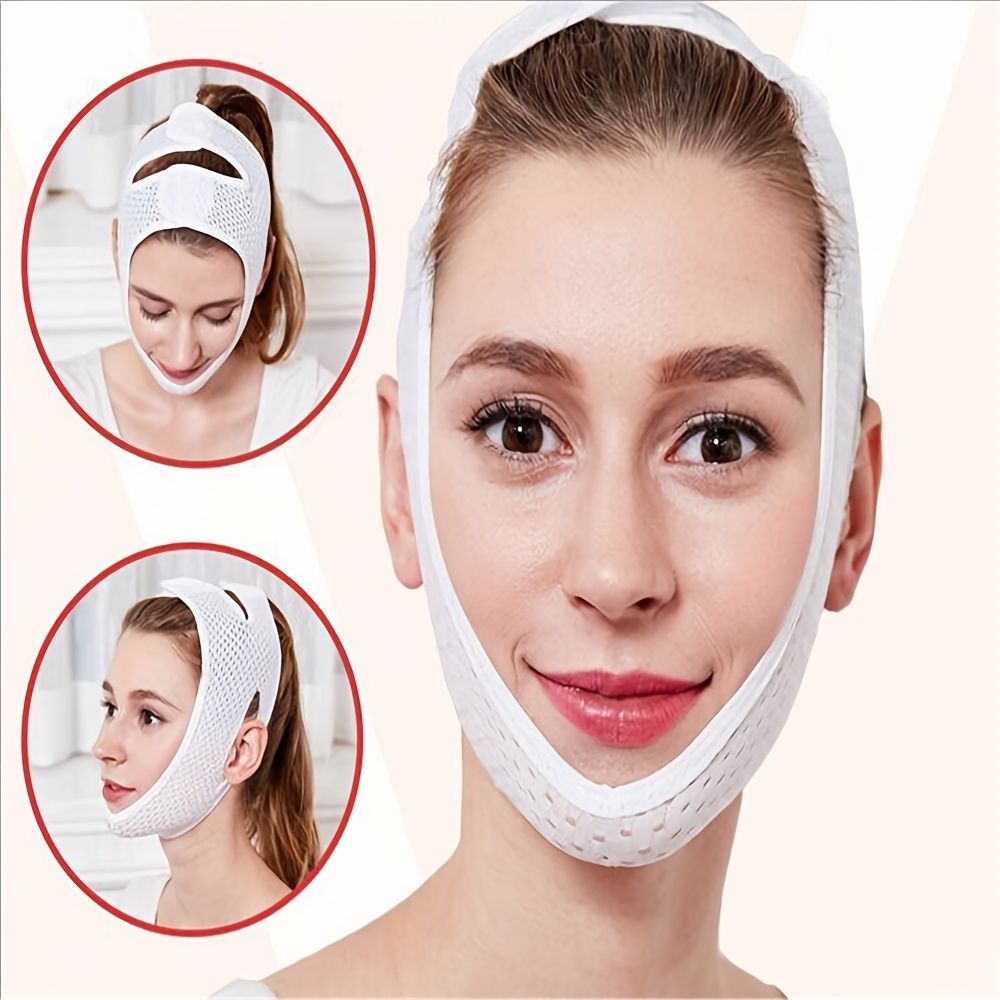V-Line Face Lift Up Belt: Get a Youthful Look Instantly with this Double Chin Reducer! - Renee Lane Company