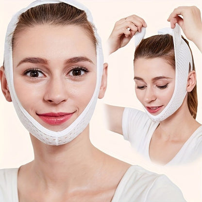 V-Line Face Lift Up Belt: Get a Youthful Look Instantly with this Double Chin Reducer! - Renee Lane Company
