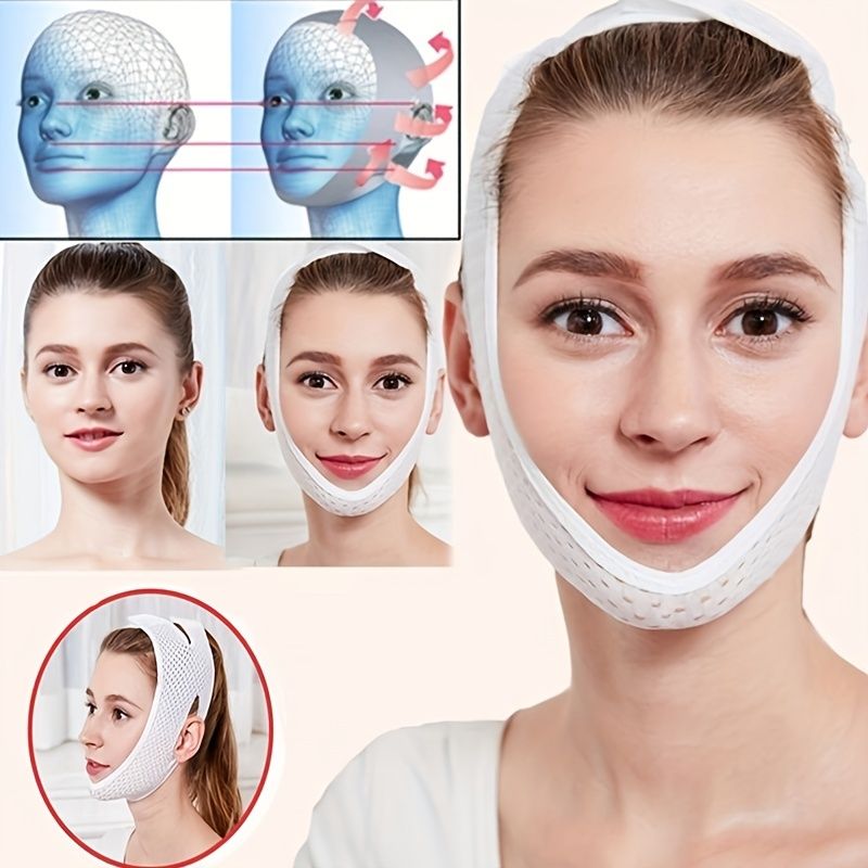 V-Line Face Lift Up Belt: Get a Youthful Look Instantly with this Double Chin Reducer! - Renee Lane Company