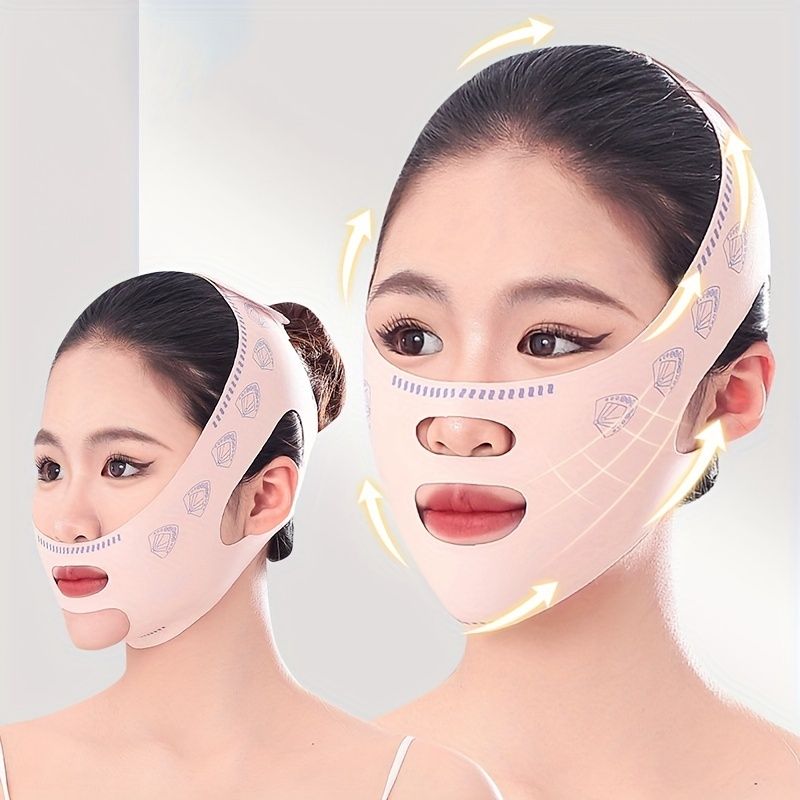 V-Shaped Face Lift Mask: Instantly Contour & Firm Your Face for a Youthful Glow - Perfect Beauty Gift for Women! - Renee Lane Company
