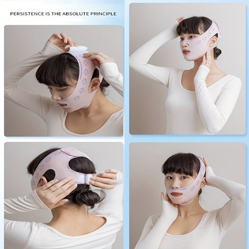 V-Shaped Face Lift Mask: Instantly Contour & Firm Your Face for a Youthful Glow - Perfect Beauty Gift for Women! - Renee Lane Company