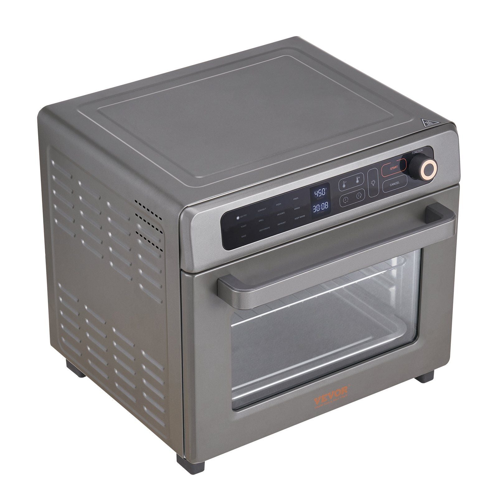 VEVOR 12-IN-1 Air Fryer Toaster Oven with LED Touch & 25L Capacity - Renee Lane Company