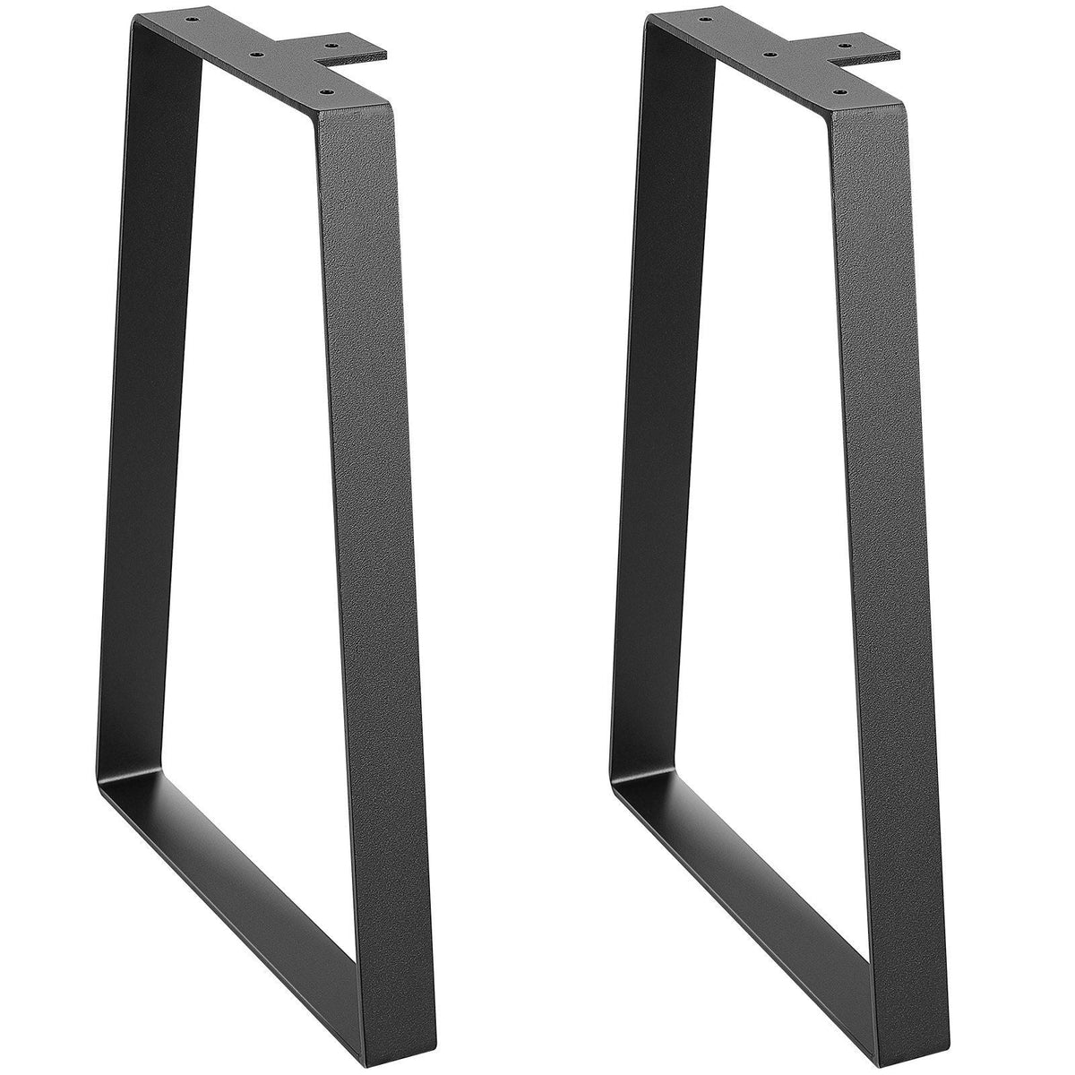 VEVOR 16 inch Trapezoid Steel Table Legs, Replacement Furniture Legs Set of 2 for DIY Coffee Tables, Modern Desks, Bench, Night Stands, Sofa, Max Load 400 lbs Heavy Duty, Quick Instalation Legs Black - Renee Lane Company