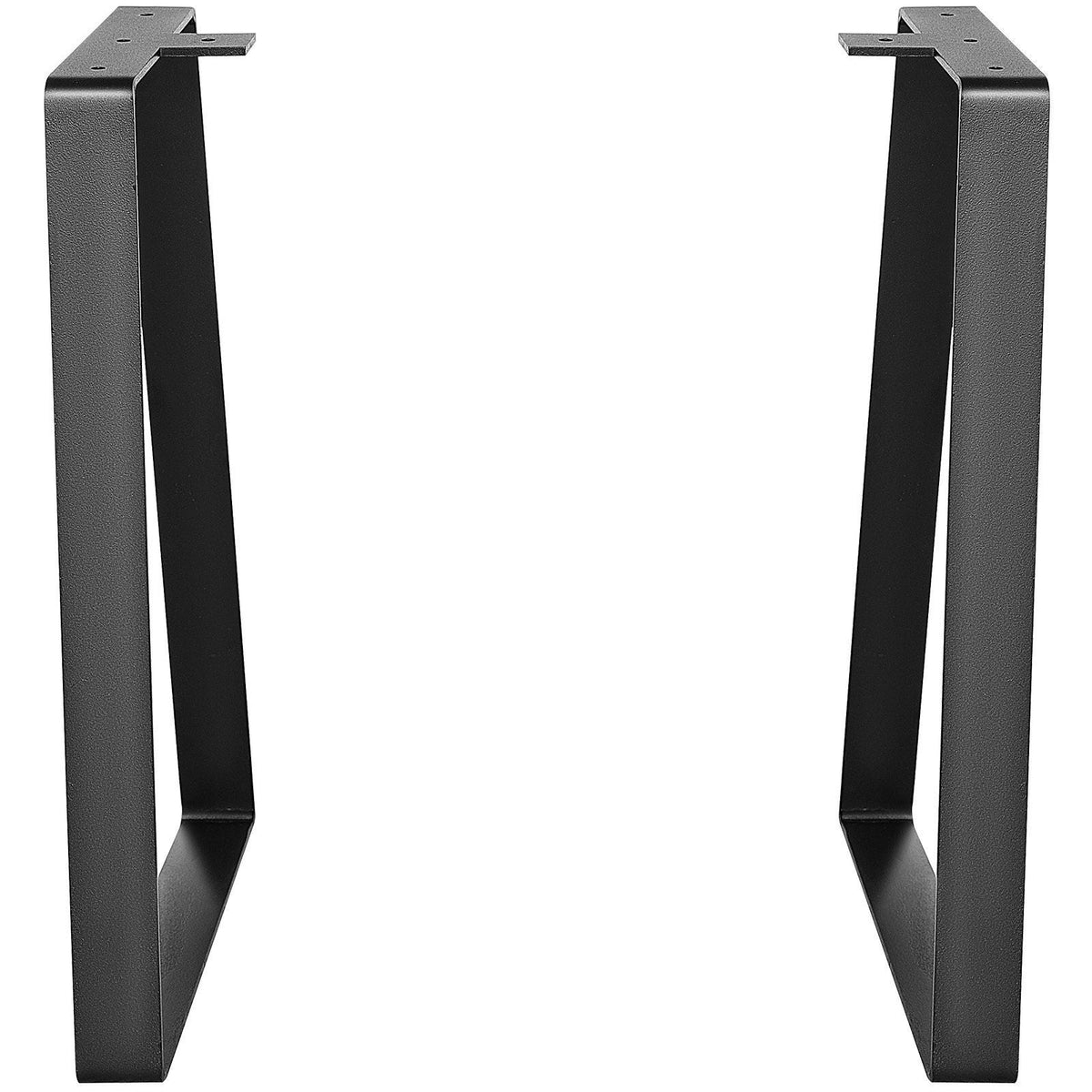 VEVOR 16 inch Trapezoid Steel Table Legs, Replacement Furniture Legs Set of 2 for DIY Coffee Tables, Modern Desks, Bench, Night Stands, Sofa, Max Load 400 lbs Heavy Duty, Quick Instalation Legs Black - Renee Lane Company