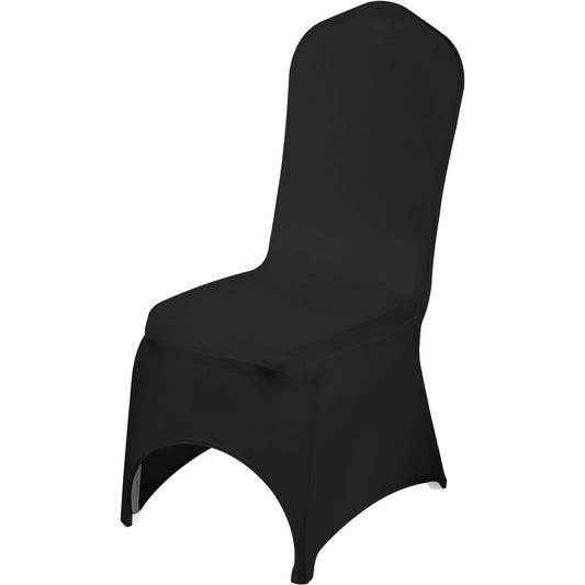 VEVOR 50 PCs Black Stretch Chair Covers for Weddings & Events - Renee Lane Company