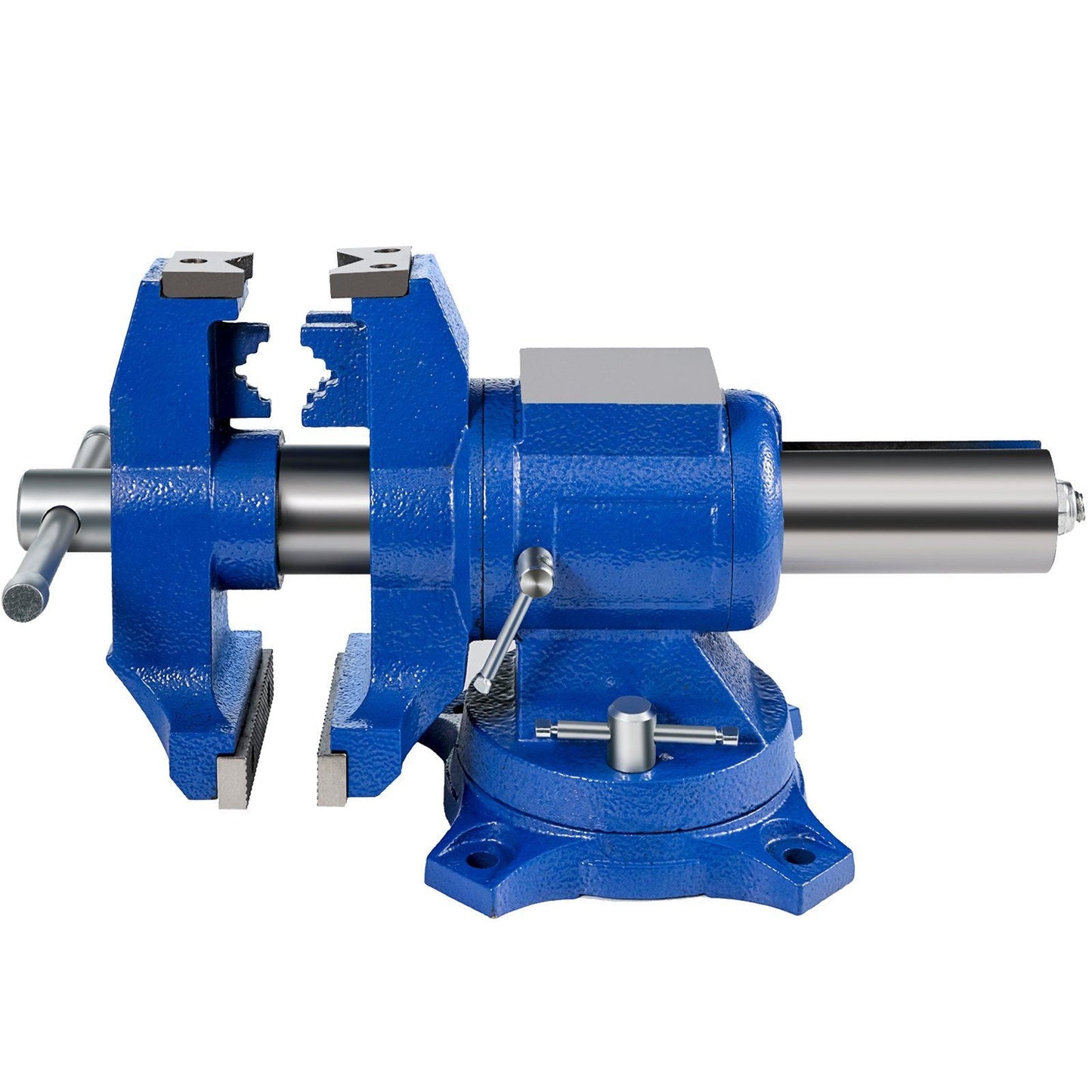 VEVOR 6" Heavy Duty Bench Vise , Double Swivel Rotating Vise Head/Body Rotates 360° ,Pipe Vise Bench Vices 30Kn Clamping Force,for Clamping Fixing Equipment Home or Industrial Use - Renee Lane Company