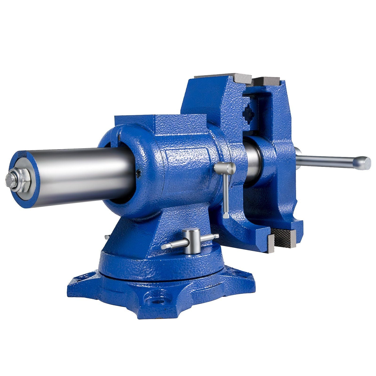 VEVOR 6" Heavy Duty Bench Vise , Double Swivel Rotating Vise Head/Body Rotates 360° ,Pipe Vise Bench Vices 30Kn Clamping Force,for Clamping Fixing Equipment Home or Industrial Use - Renee Lane Company
