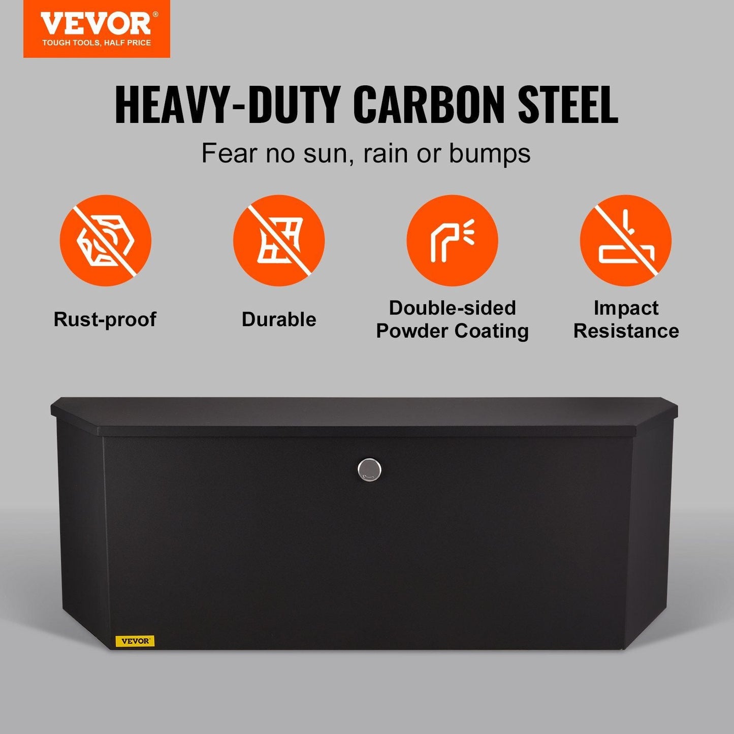 VEVOR Carbon Steel Trailer Tongue Box - Secure, Weather-Proof Storage - Renee Lane Company