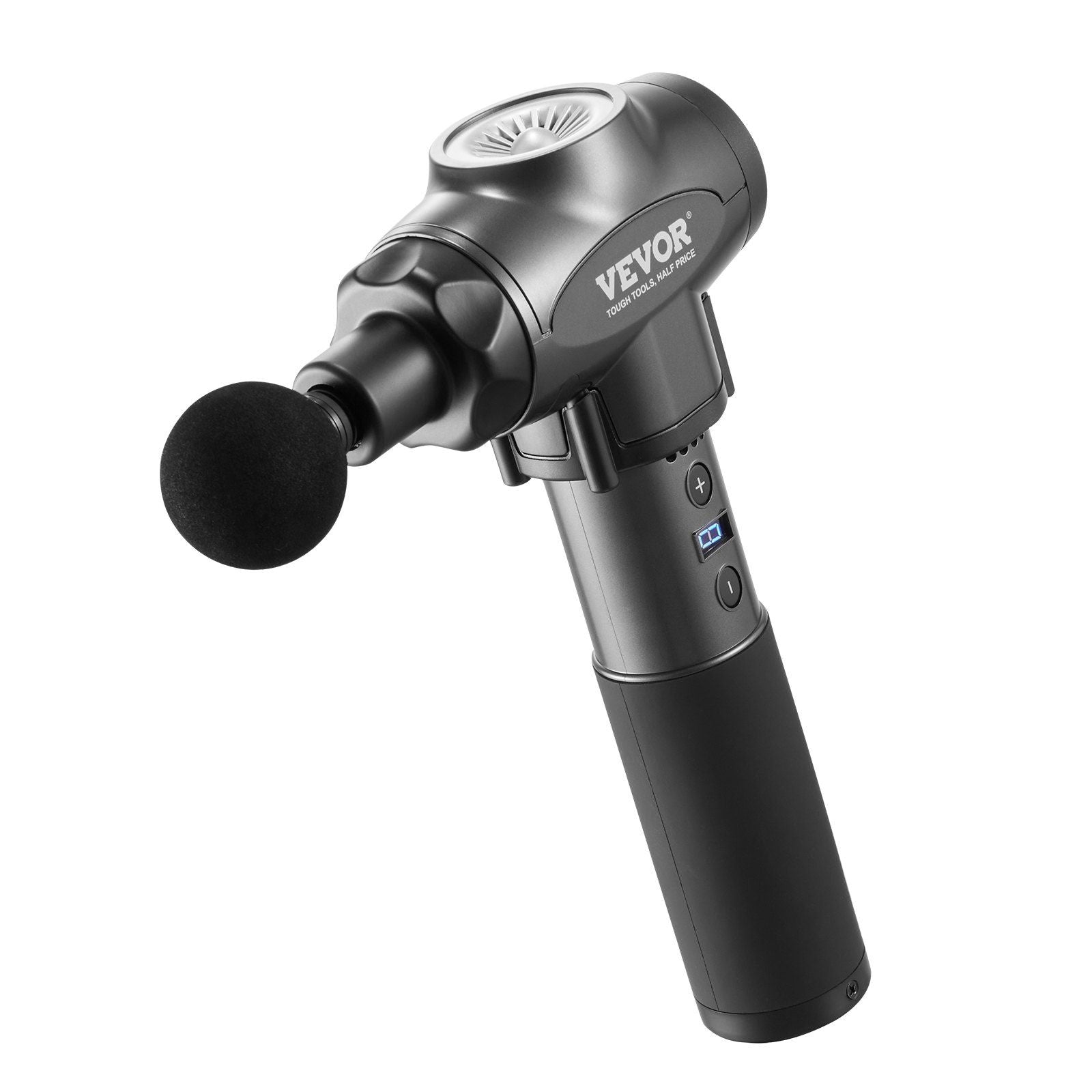 VEVOR Deep Tissue Massage Gun with 9 Speeds & 6 Heads - Handheld Percussion Massager for Muscle Pain Relief & Relaxation - Renee Lane Company