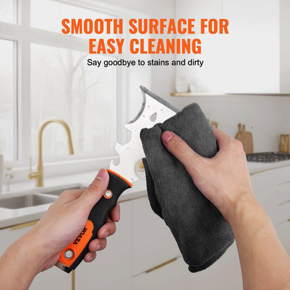 VEVOR Drywall Knife Set, 6 PCS Drywall Tools Includes 3" Painter Scraper, Two Putty Knives, Two Taping Knives and 12" Mud Pan, Stainless Steel Spackle Tool, Drywall Finishing Tools for Home - Renee Lane Company