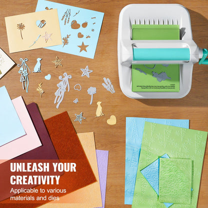 VEVOR Manual Die Cutting Embossing Machine 6" Opening For Art Craft Scrapbooking - Renee Lane Company