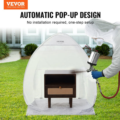 VEVOR Spray Paint Shelter Portable Spray Paint Tent Booth 40x35x40 in Pop Up - Renee Lane Company