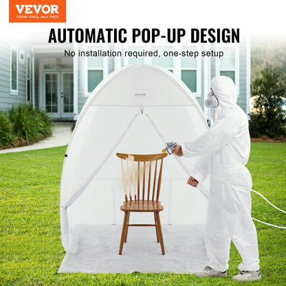 VEVOR Spray Paint Shelter Portable Spray Paint Tent Booth 60x60x70 in Pop Up - Renee Lane Company