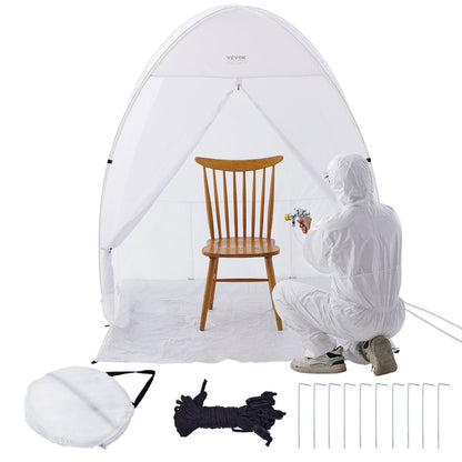 VEVOR Spray Paint Shelter Portable Spray Paint Tent Booth 60x60x70 in Pop Up - Renee Lane Company