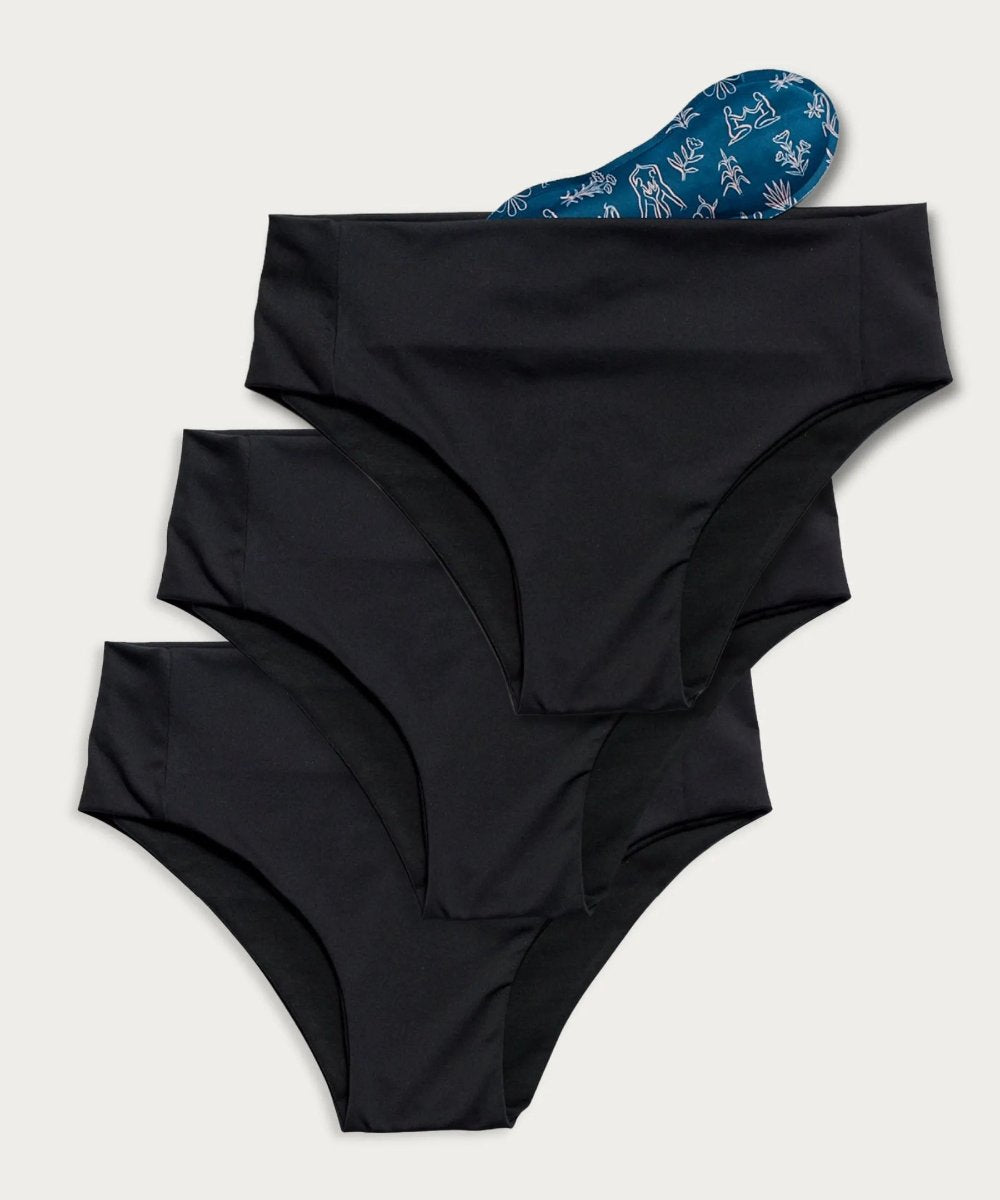3-Ct VieWear Period Comfort Underwear + Uterine Ice/Heat Saver Set