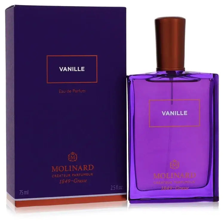 Unisex eau de parfum bottle with brown cap, shown beside matching box.