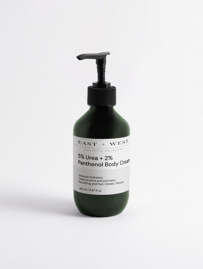 5% Urea + 2% Panthenol Body Cream (bumpy skin/extreme hydration with natural exfoliation)