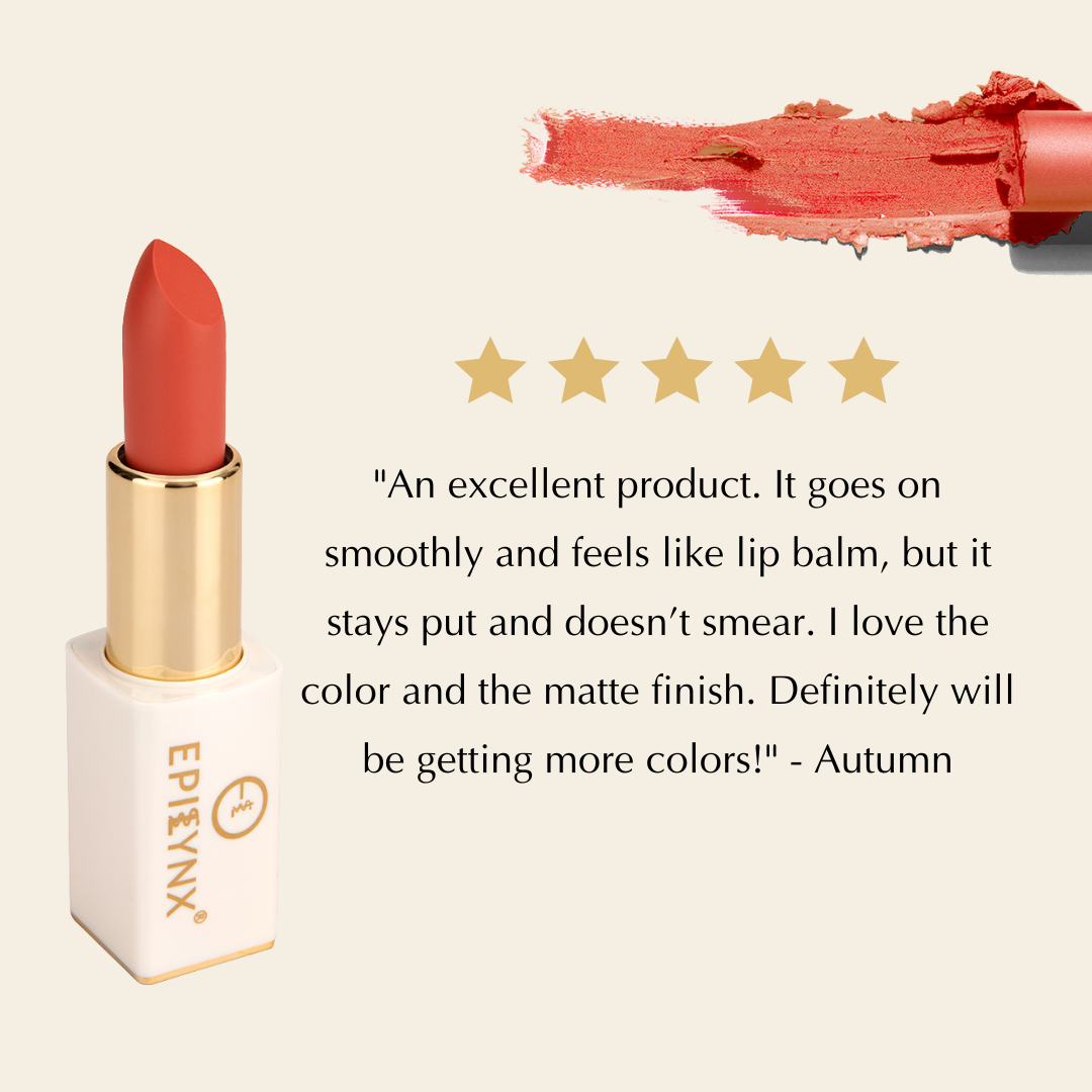 Vegan Matte Lipstick – Hydrating, Long-Wear, Magnetic Case - Renee Lane Company