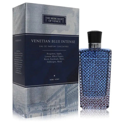 Venetian Blue Intense Concentree By The Merchant Of Venice Cologne for Men - Renee Lane Company