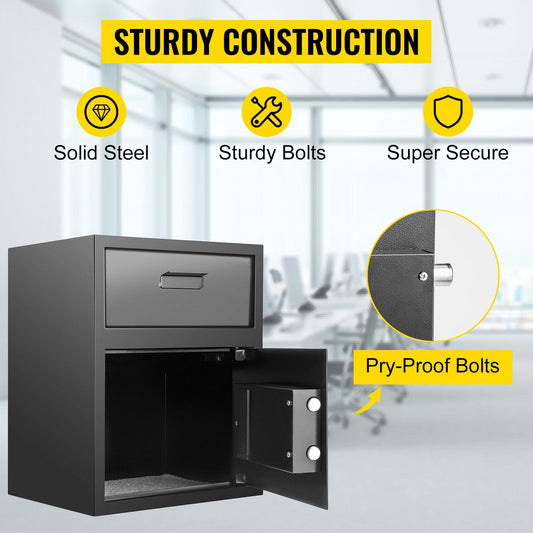 Vevor 1.7 Cu Ft Digital Safe with Drop Slot & Electronic Lock - Renee Lane Company