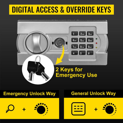 Vevor 1.7 Cu Ft Digital Safe with Drop Slot & Electronic Lock - Renee Lane Company