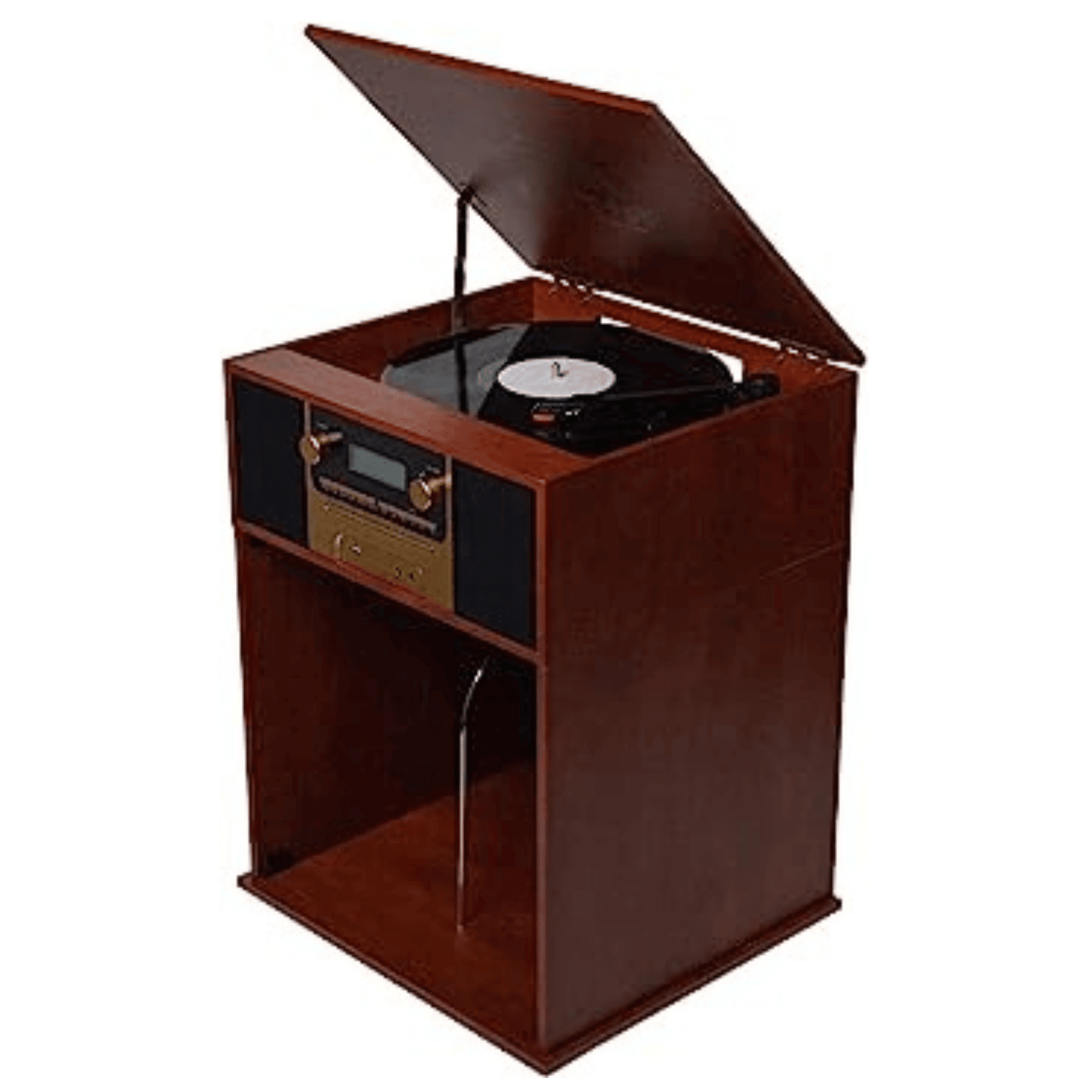 Victor Boyleston 7-in-1 3-Speed Turntable Music Center with Album Storage - Renee Lane Company