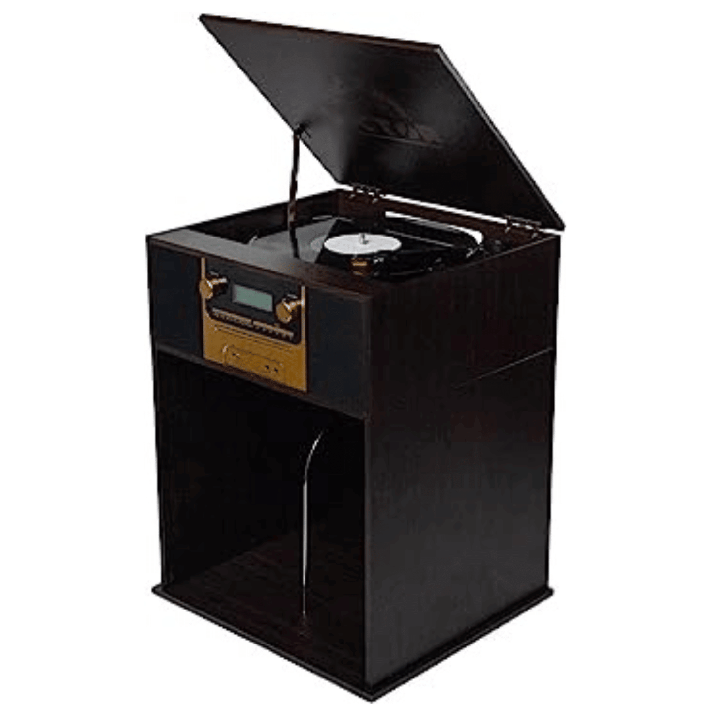 Victor Boyleston 7-in-1 3-Speed Turntable Music Center with Album Storage - Renee Lane Company