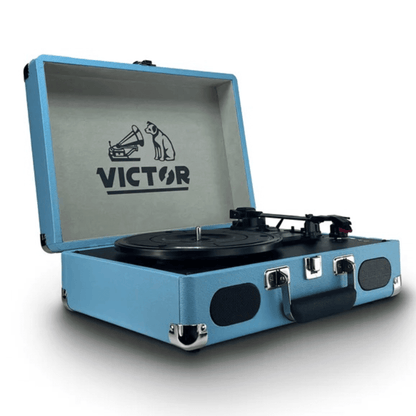Victor Metro Plus Portable Dual Bluetooth Suitcase Turntable - Renee Lane Company