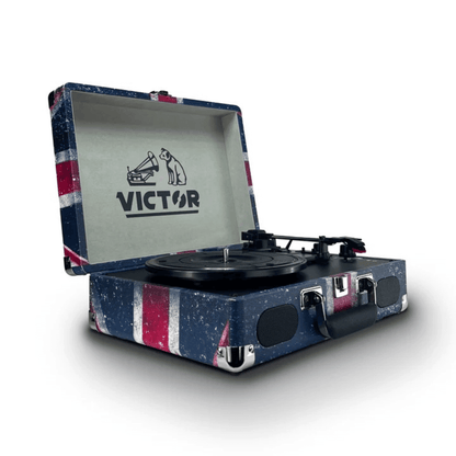 Victor Metro Plus Portable Dual Bluetooth Suitcase Turntable - Renee Lane Company