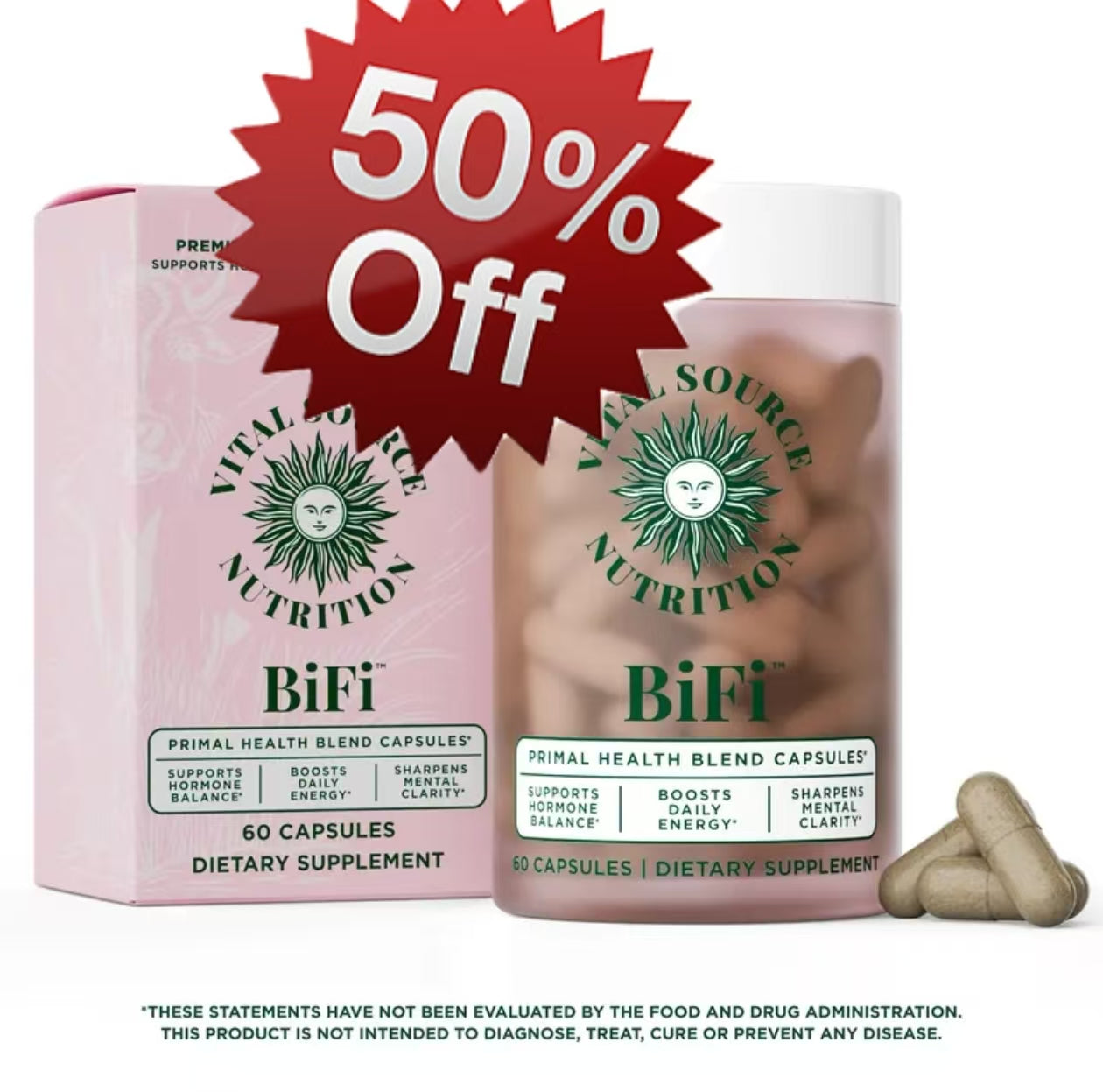 Vital Source Nutrition-BiFi - Primal Health Blend Capsules - Renee Lane Company