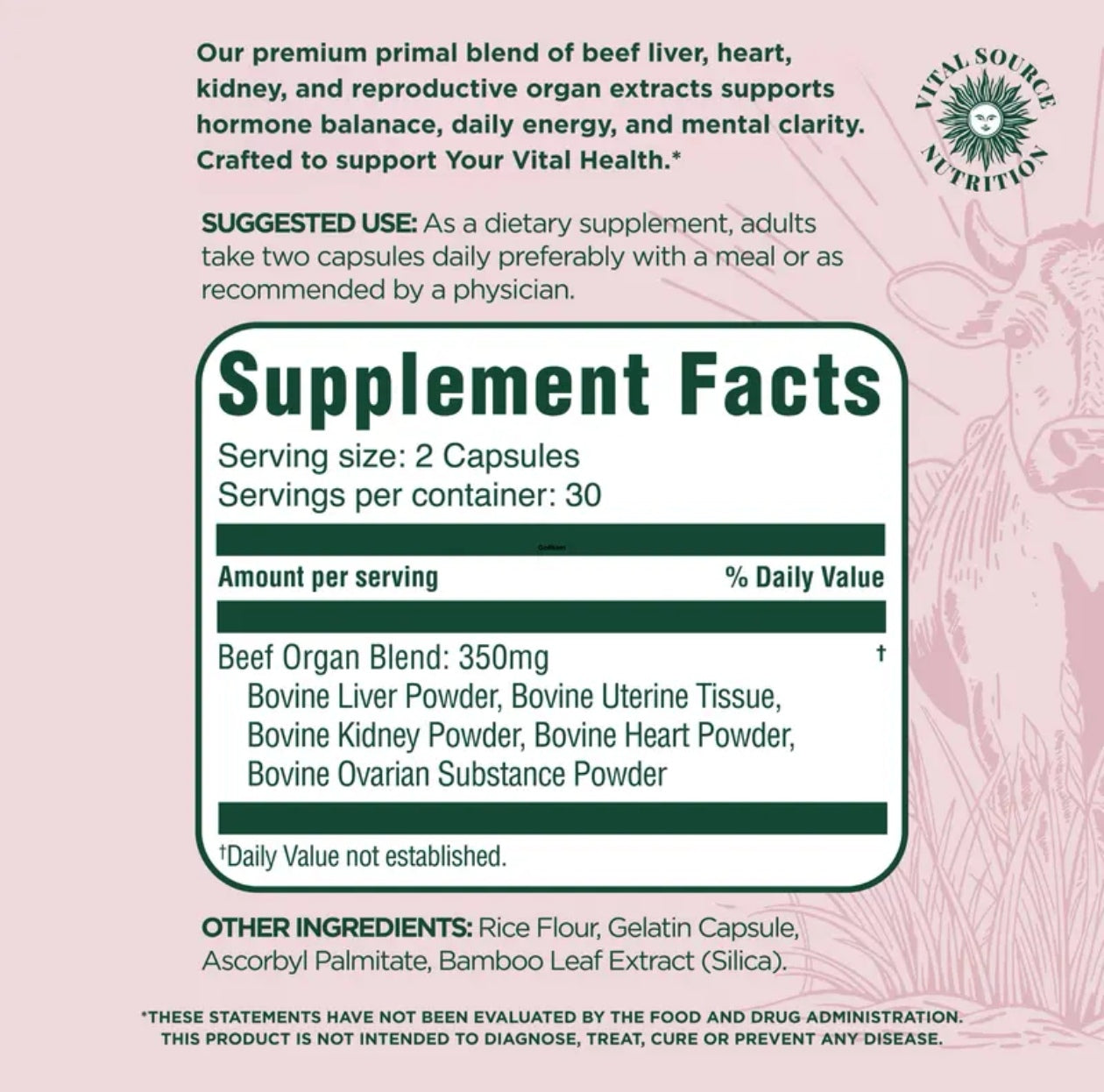 Vital Source Nutrition-BiFi - Primal Health Blend Capsules - Renee Lane Company