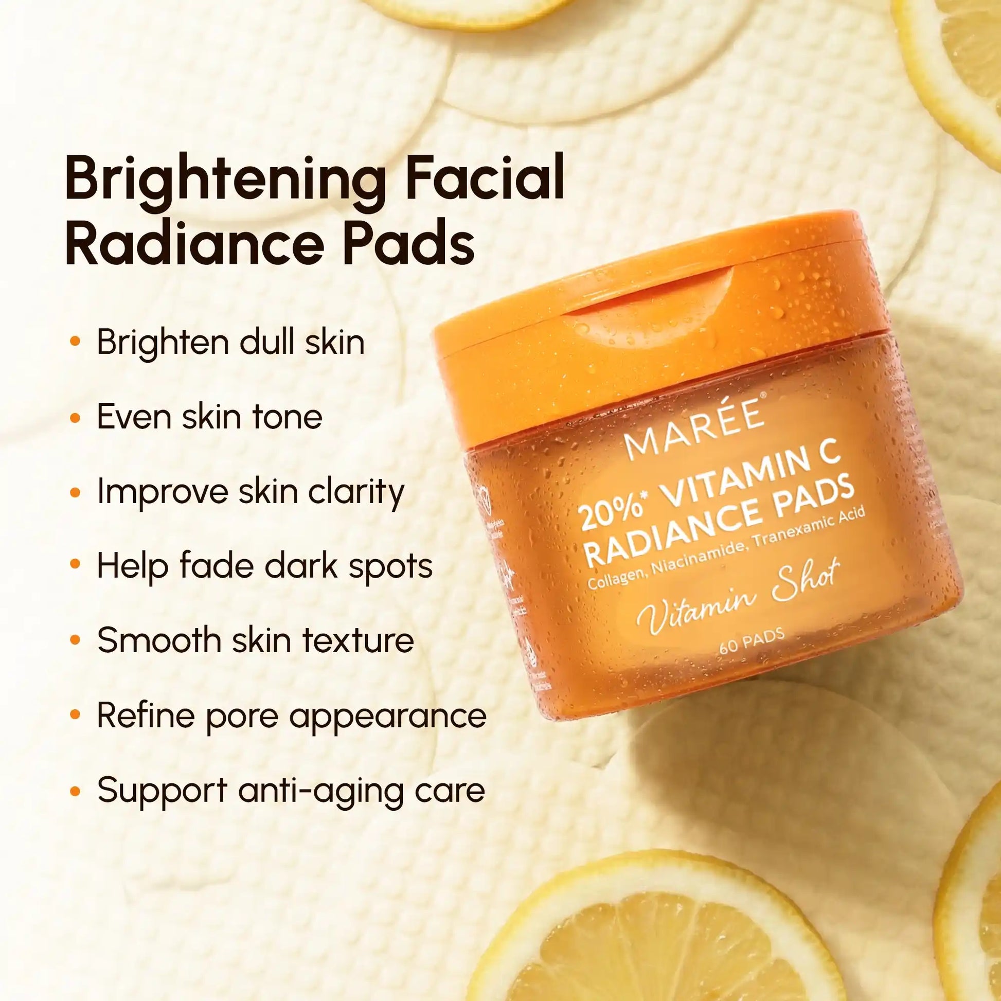 Vitamin C Radiance Pads - Renee Lane Company