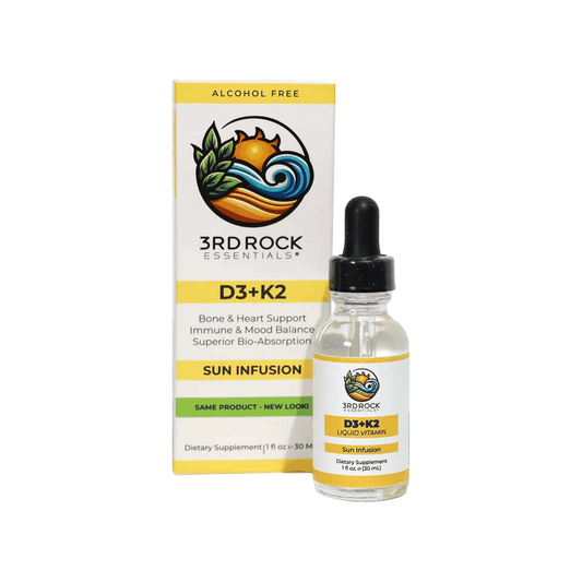 Vitamin D3 + K2 - Liquid Supplement (Chelated) — 1 fl oz - Renee Lane Company