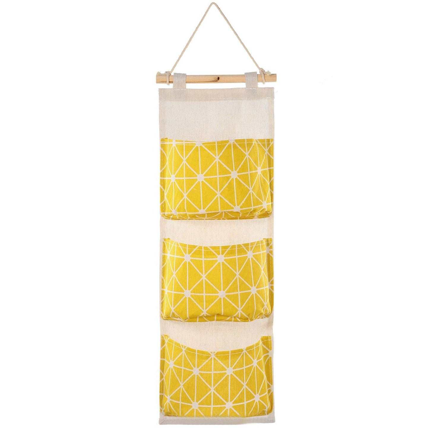 Wall Mounted Storage Bag Door Closet Hanging Storage Bag Organizer Waterproof 3 Pockets Pouch - Renee Lane Company