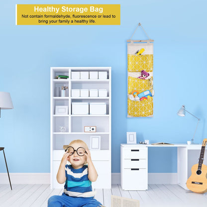 Wall Mounted Storage Bag Door Closet Hanging Storage Bag Organizer Waterproof 3 Pockets Pouch - Renee Lane Company