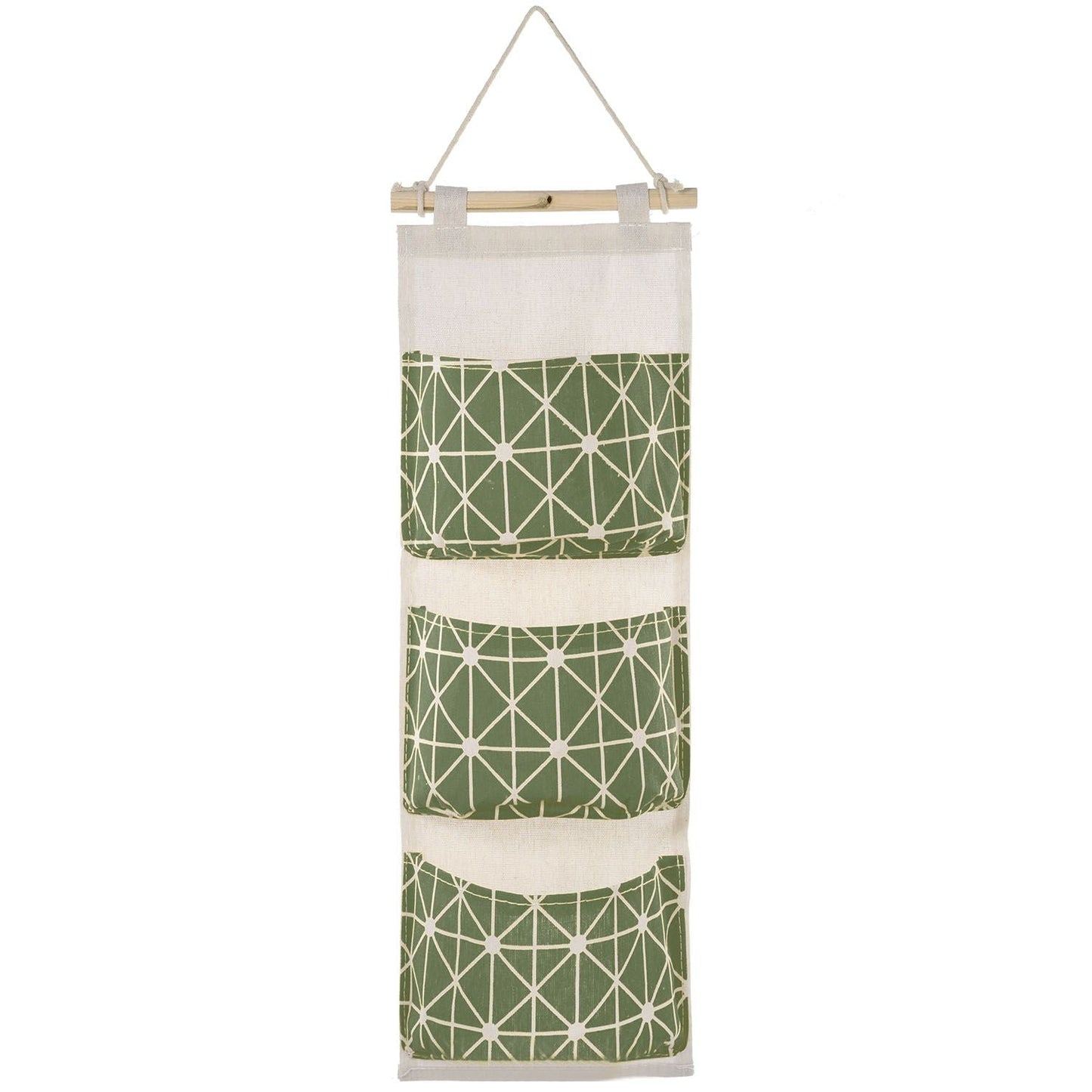 Wall Mounted Storage Bag Door Closet Hanging Storage Bag Organizer Waterproof 3 Pockets Pouch - Renee Lane Company